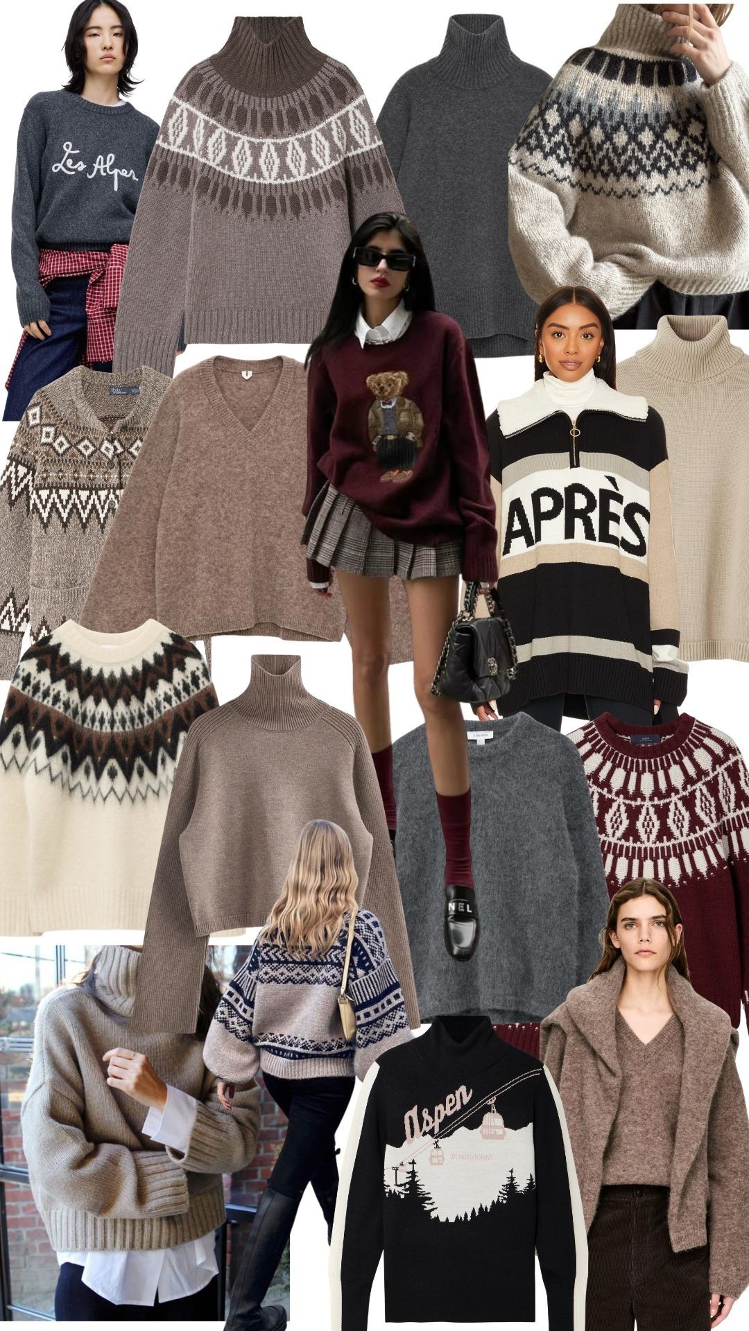 Best Winter Jumpers
fair isle jumper cashmere jumper apres ski polo bear jumper burgundy jumper Argyle print  jumper 

#LTKeurope #LTKuk #LTKwinter