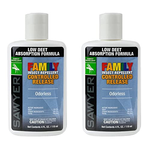 Sawyer Products 20% DEET Premium Family Insect Repellent Controlled Release(Pack of 2 ) | Amazon (US)