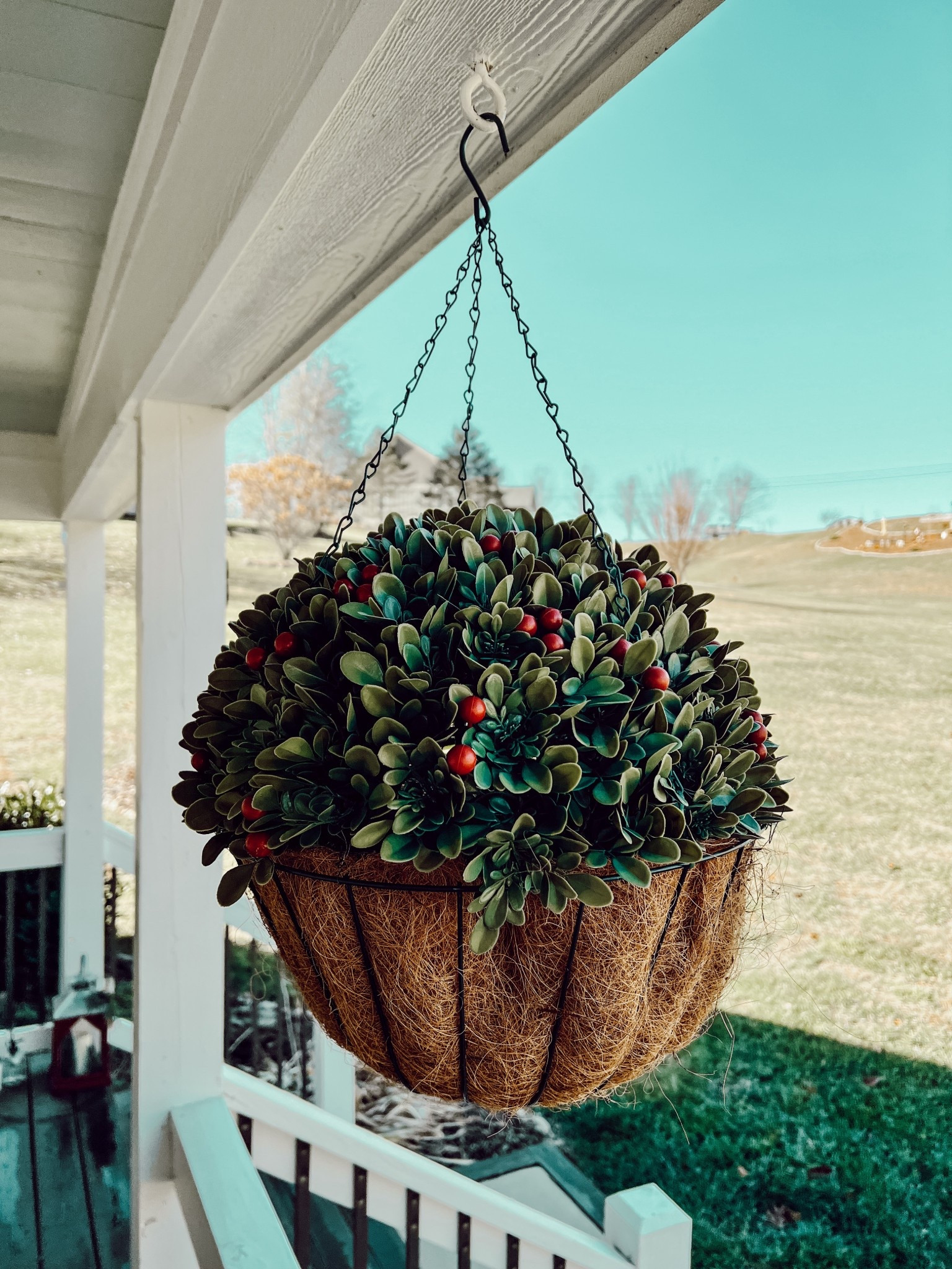 Loving how my faux hanging baskets turned out for Christmas! Also loving the fact that I don’t even have to try to keep them alive as well 🤣

#LTKSeasonal #LTKHome #LTKHoliday
