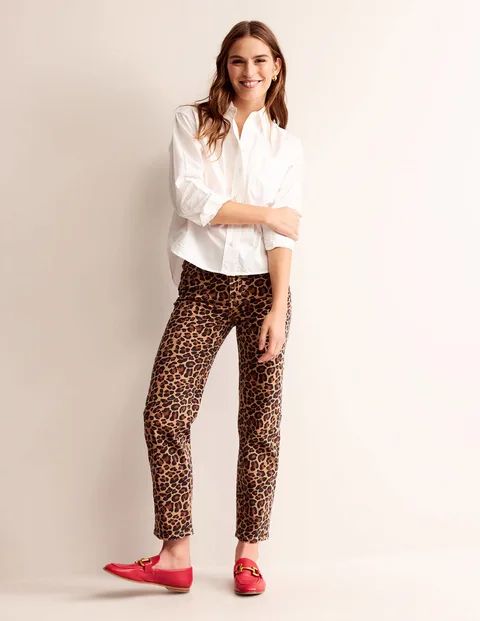 Mid Rise Printed Slim Jeans | Boden (UK & IE)