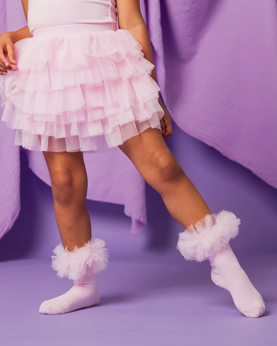 Pinkberry Bamboo Tulle Socks | Bums & Roses