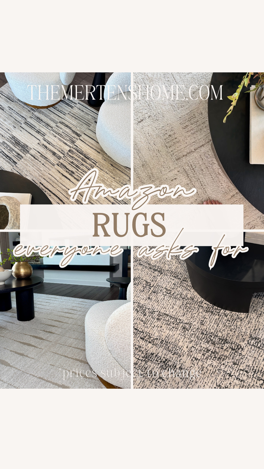 I’ve tried a lot of rugs… these are the ones I keep buying ✨ Soft, neutral, and they hide everyday life so well. 

 

#LTKHome