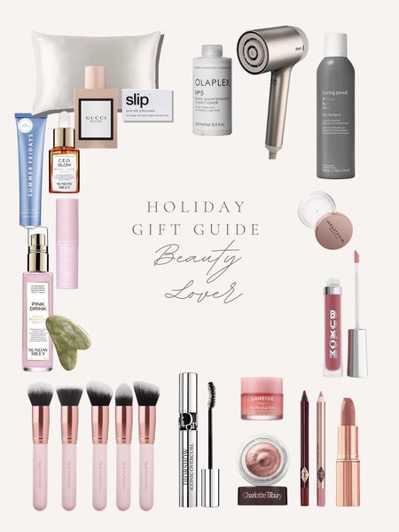 gift guide for beauty lovers / beauty finds / beauty christmas / holiday gifts / makeup brushes / perfumes / skin care / favorite makeuo / hair tools / hair care / lip gloss / self care / gifts for her

#LTKGiftGuide #LTKbeauty #LTKHoliday