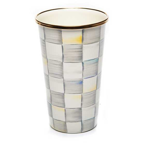 Sterling Check 20 Ounce Tumbler | MacKenzie-Childs