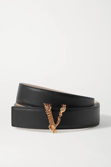 Versace - Leather Belt - Black | NET-A-PORTER (US)
