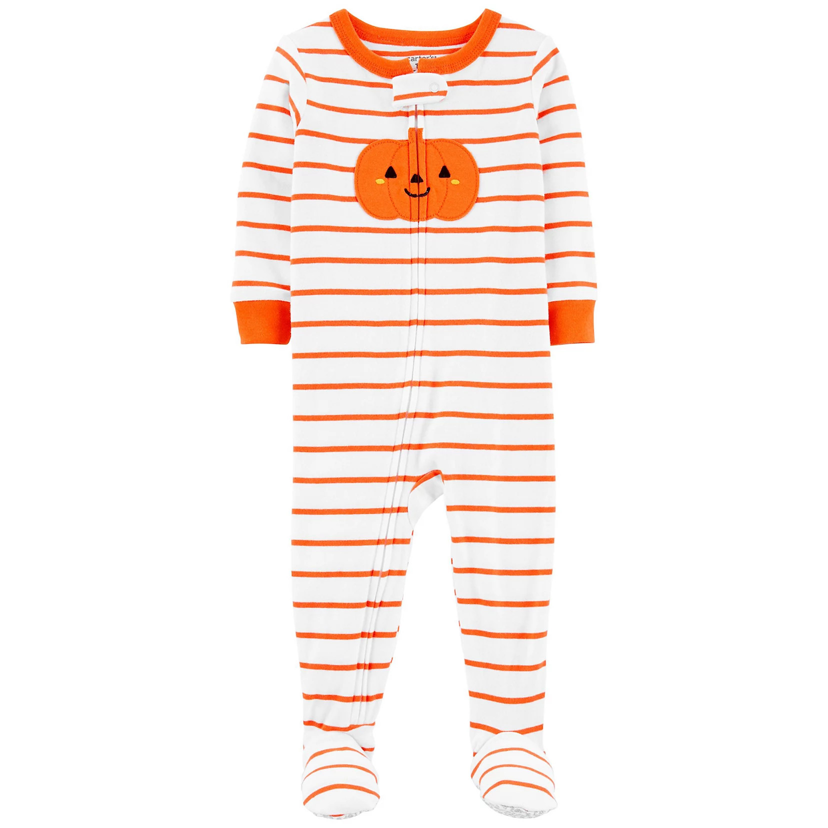 Baby Carter's Halloween Pumpkin Footie Pajamas | Kohl's