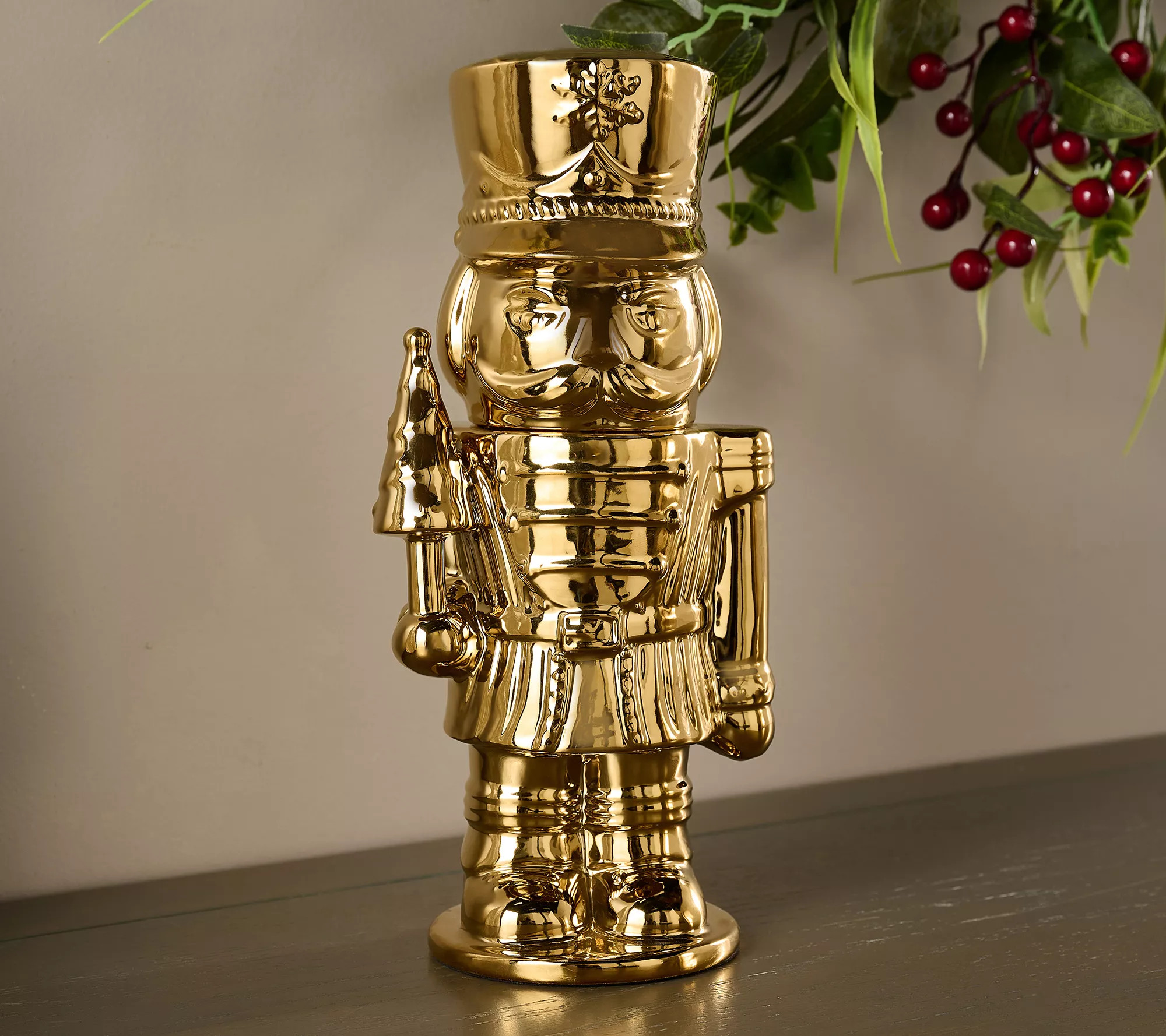 HomeWorx by Slatkin + Co. 6oz Filled Nutcracker Candle - QVC.com | QVC