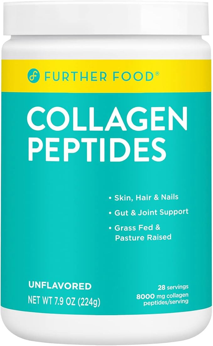 Further Food Premium Unflavored Collagen Peptides Powder Supplement | Premium Grass-Fed, Keto Pro... | Amazon (US)