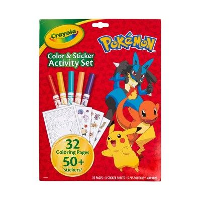 Crayola Pokemon Color & Sticker Activity Set | Target
