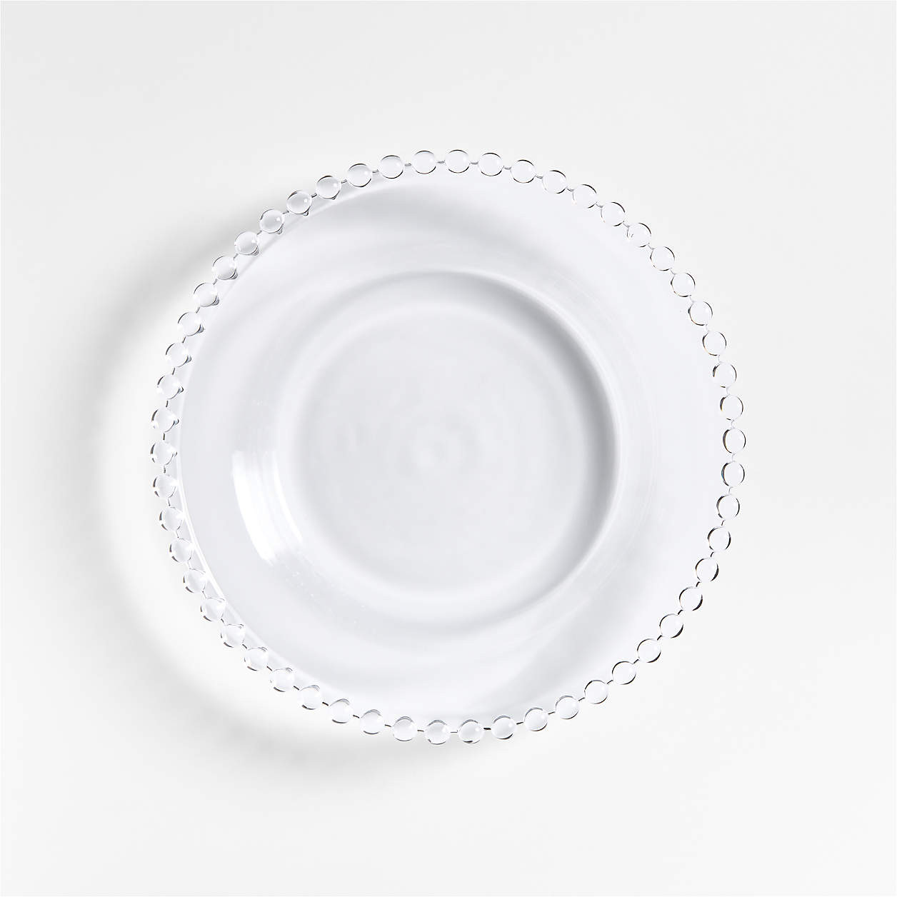 Eden Glass Salad Plate + Reviews | Crate & Barrel | Crate & Barrel