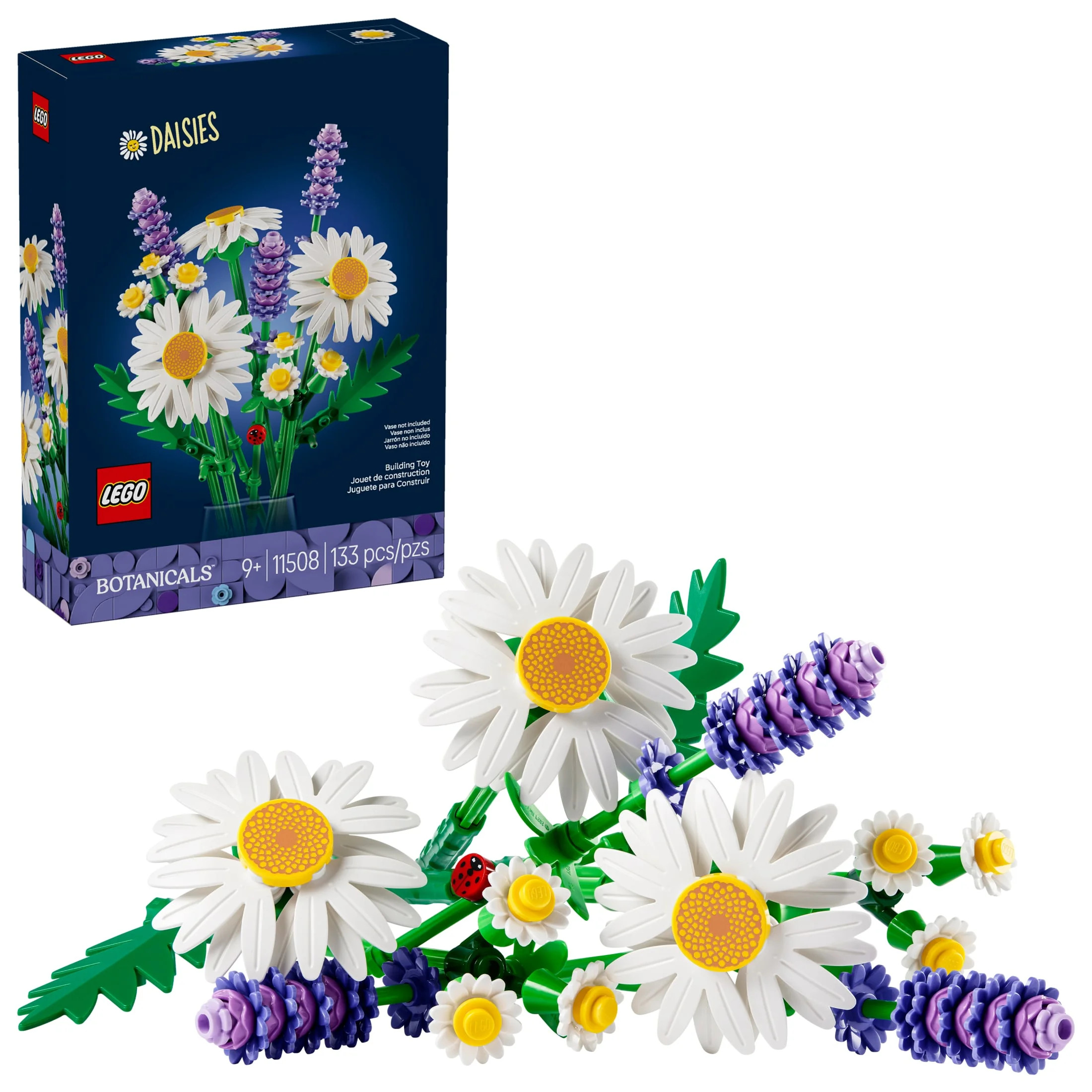LEGO Botanicals Daisies Building Toy - Easter Gift for Kids & Adults, Ages 9+ - Kids Room Decor f... | Walmart (US)