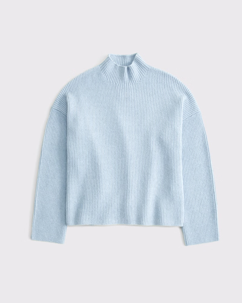 Easy Funnel Neck Sweater | Abercrombie & Fitch (US)