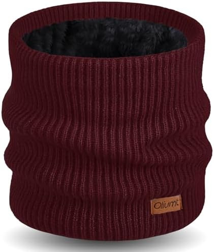 Neck Warmer for men,Winter Neck Gaiters Face Scarf Women Windproof Warm Fleece Scarves Gaiter for... | Amazon (US)