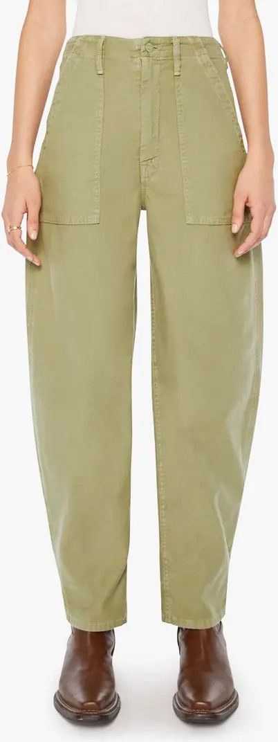 MOTHER The Fangirl Fatigue Barrel Leg Jeans | Nordstromrack | Nordstrom Rack