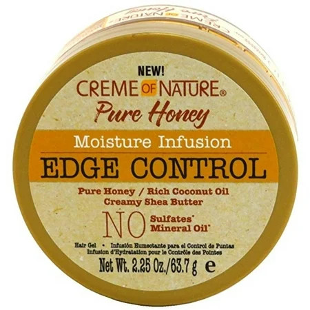 4 Pack - Creme of Nature, Pure Honey Moisture Infusion Edge Control Gel 2.25 oz | Walmart (US)