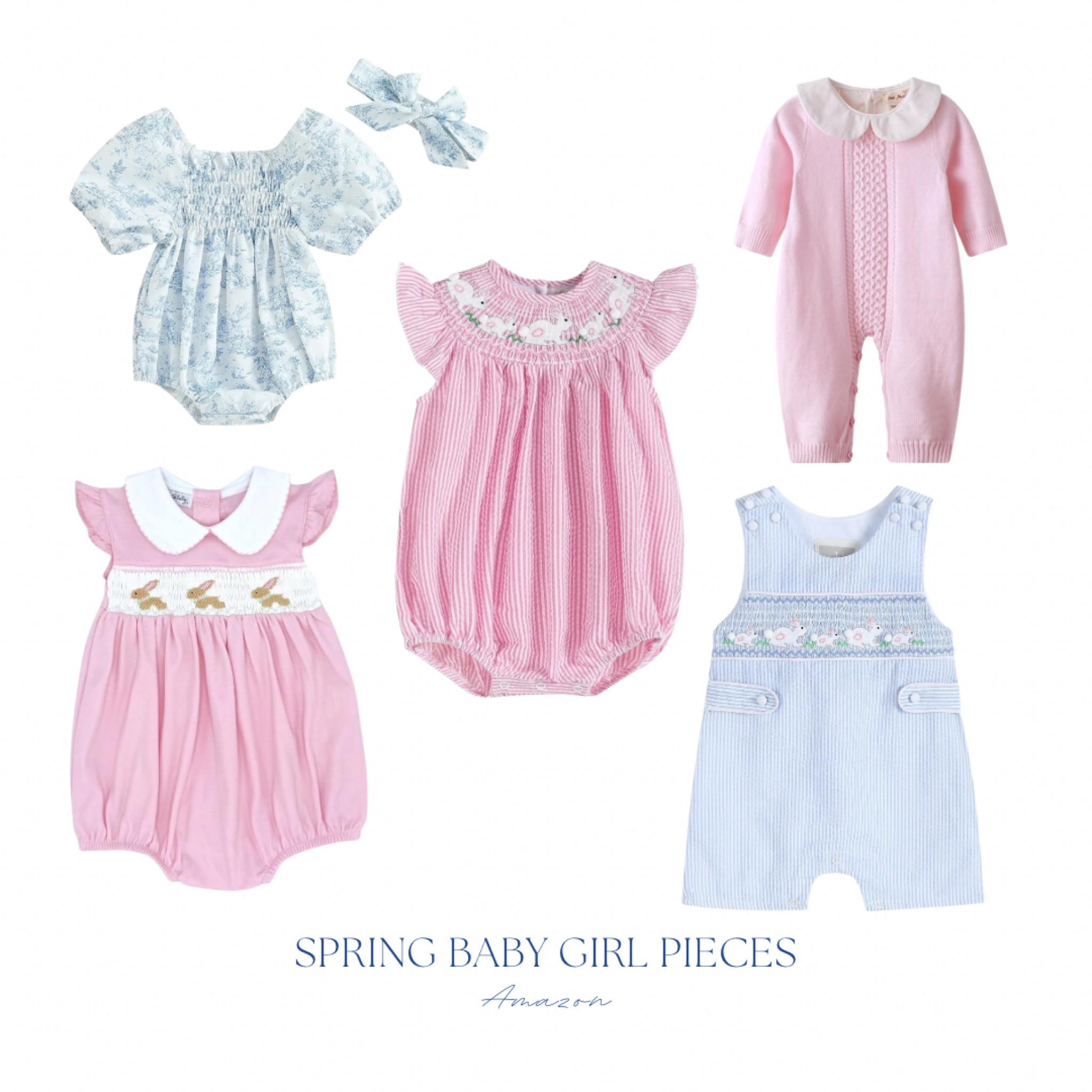 Baby girl Amazon spring smocked dresses! 🤍

#LTKSeasonal #LTKkids #LTKfindsunder50