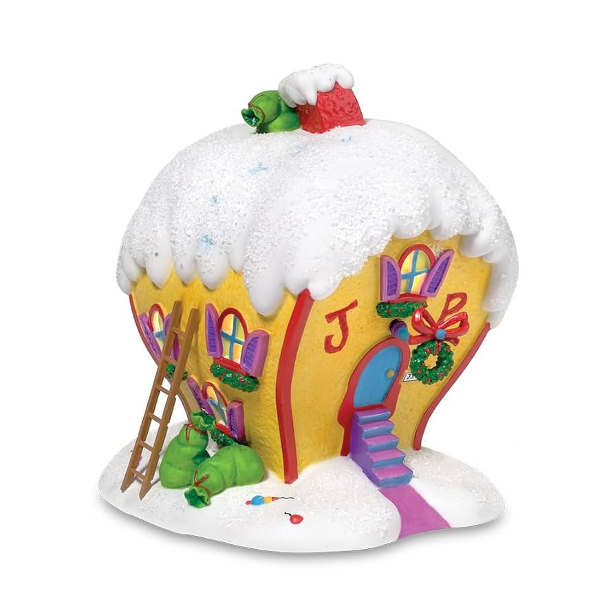 Department 56 Dr. Seuss Grinch Village Cindy Lou-Who's House Lit Building, Collectible Christmas ... | Amazon (US)