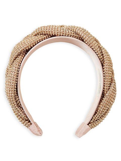 Crystal-Embellished Braided Headband | Saks Fifth Avenue