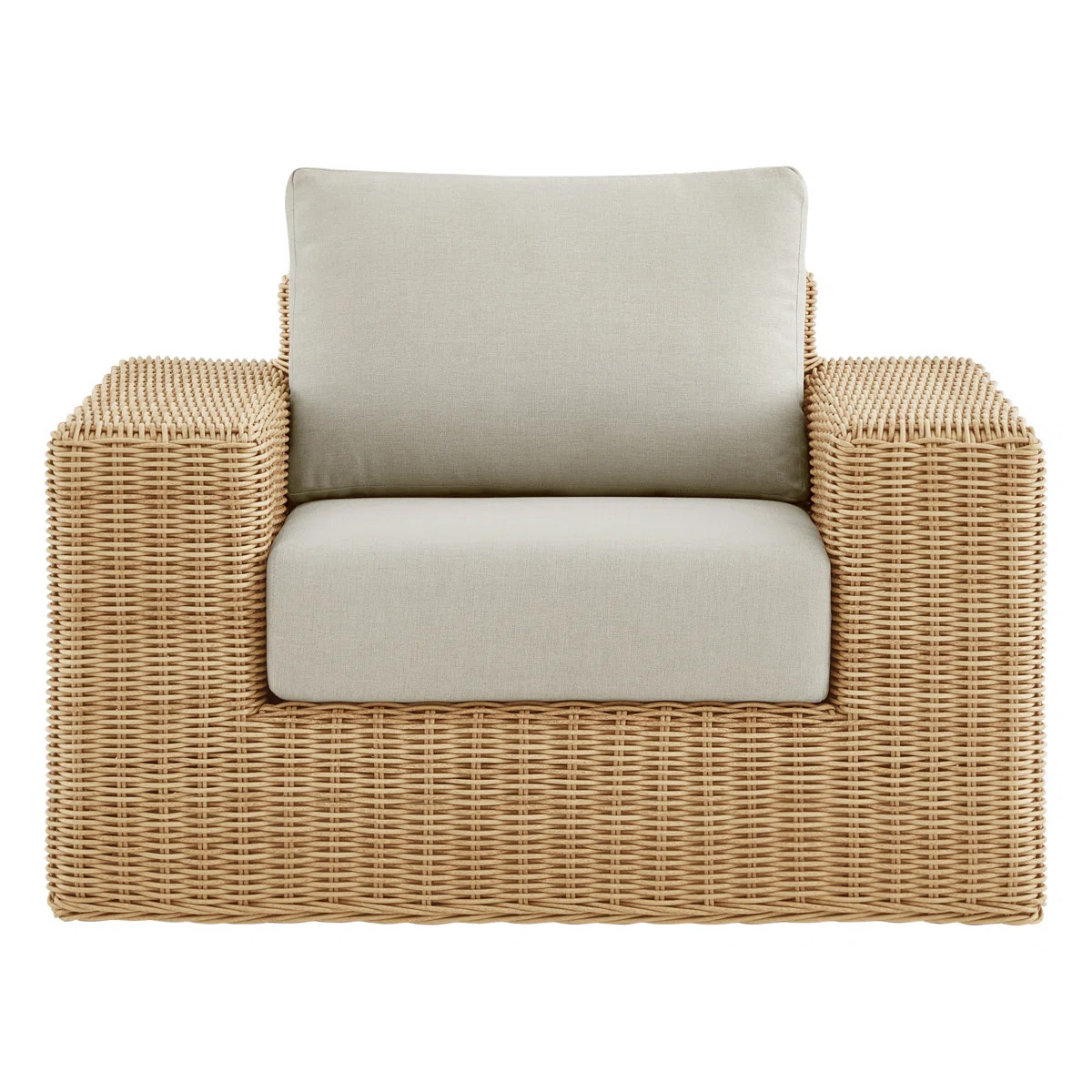 Emery Patio Wicker Outdoor Lounge Chairs with Cushions | Wayfair North America
