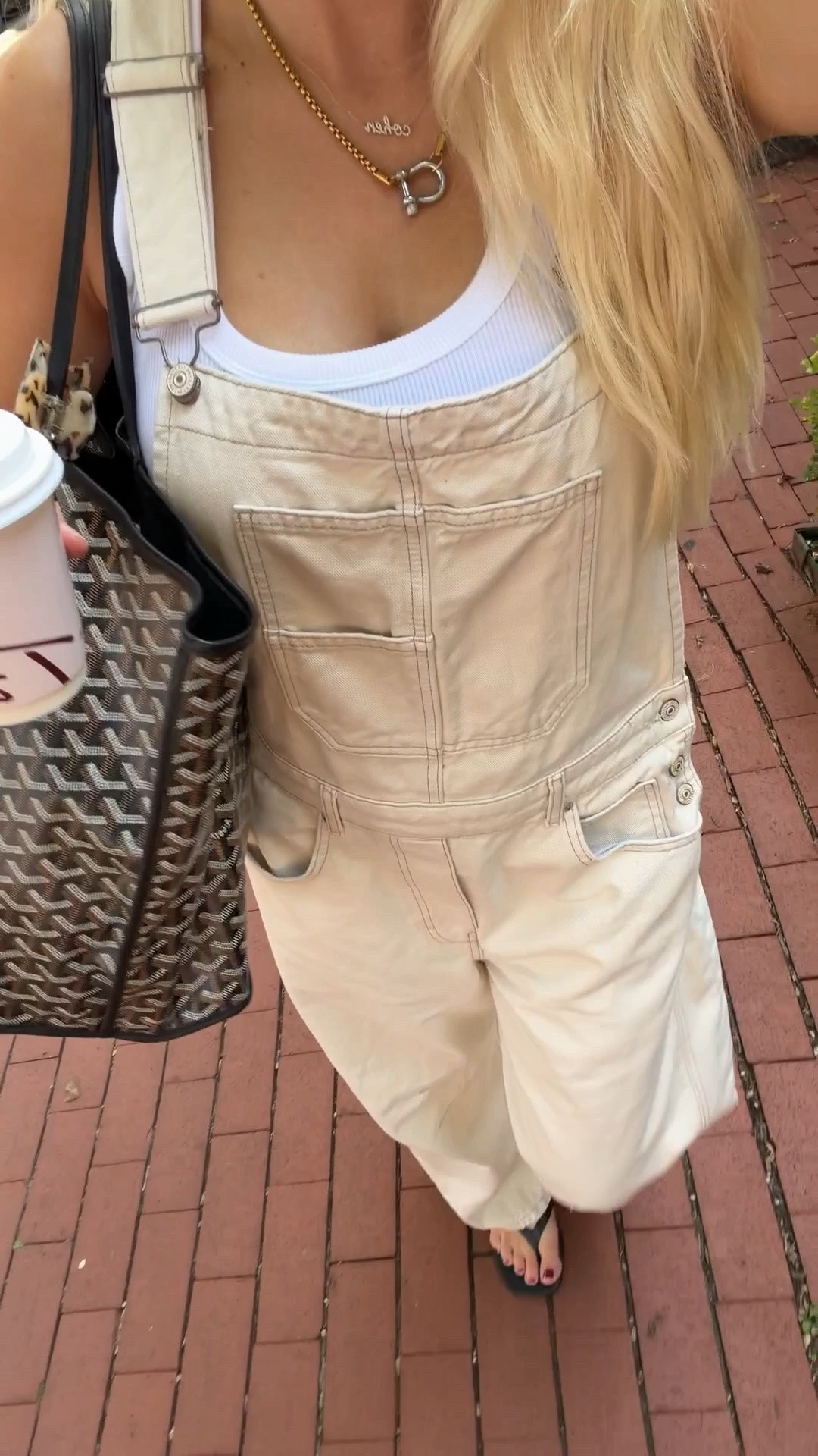 SIZE: Med in overalls (sized up for pregnancy & pp), med in tank, shoes run tts! #kathleenpost

Postpartum outfit, newborn phase, coffee run look

#LTKootd #LTKmomlife #LTKBaby