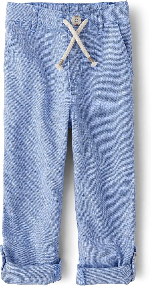 Gymboree boys And Toddler Pull on Linen Pants | Amazon (US)