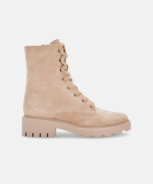 LOTTIE BOOTS IN DUNE SUEDE | DolceVita.com