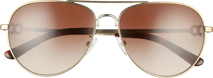 Tory Burch 58mm Gradient Pilot Sunglasses | Nordstrom | Nordstrom