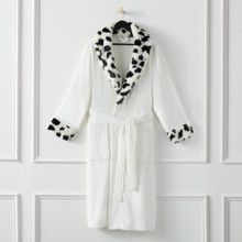 Faux Fur Robe - Dalmatian Bath Dealsfordays sale alert target sales home finds luxe home design | Z Gallerie