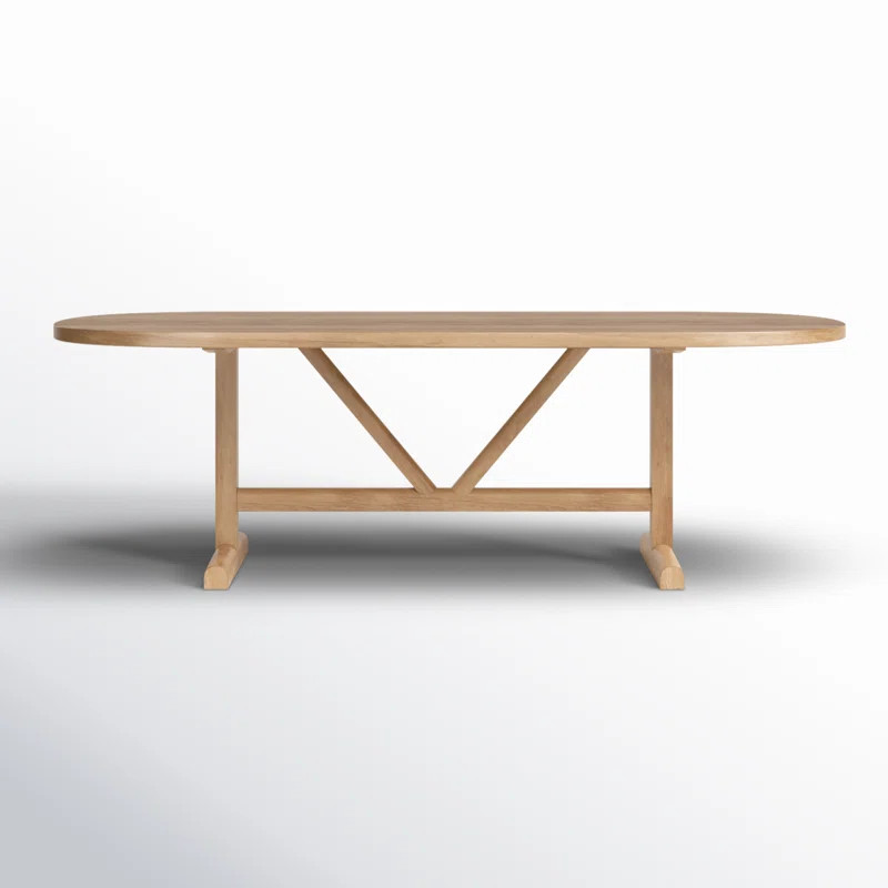 Rune Oval Solid Wood Dining Table | Wayfair North America