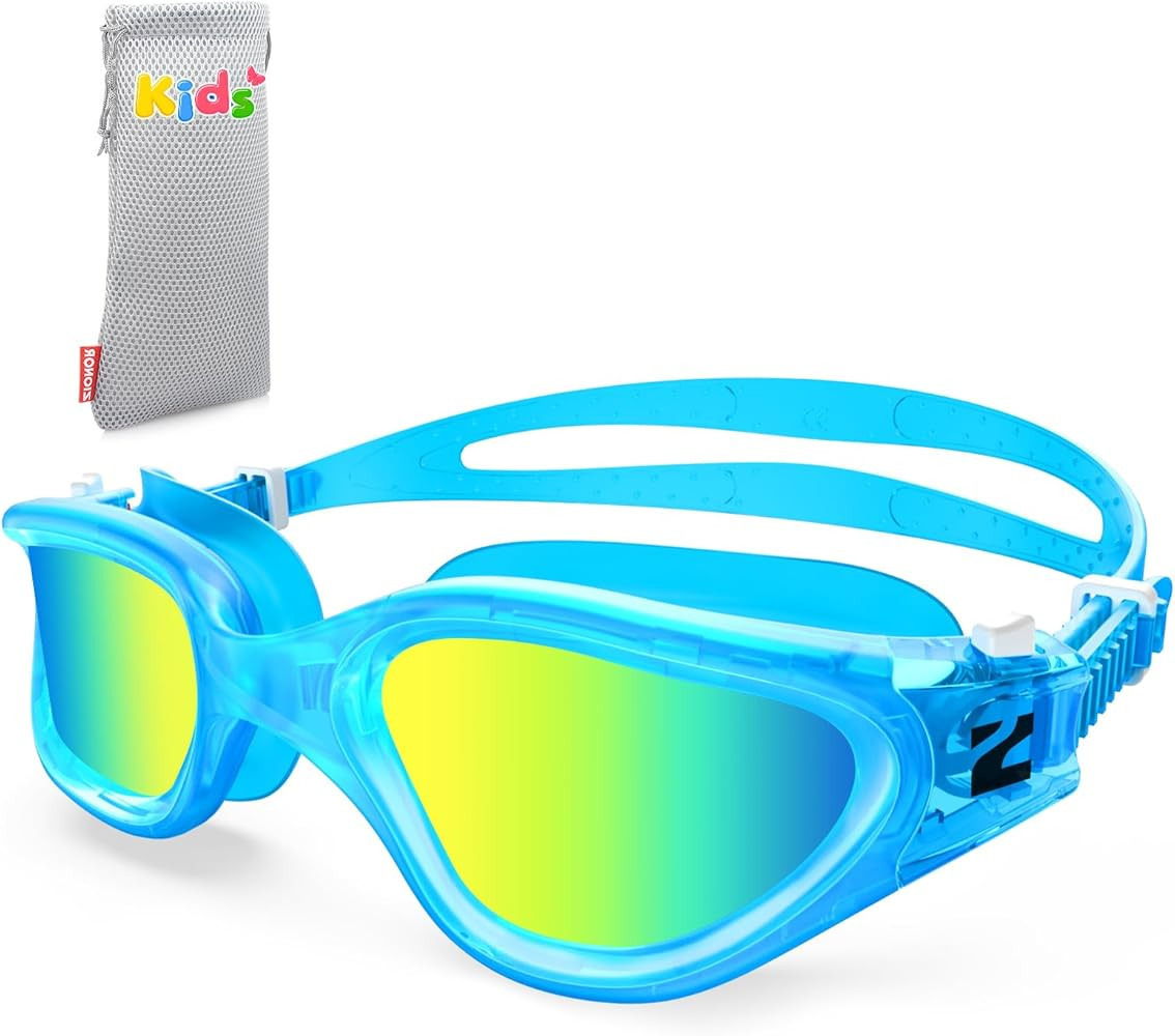 ZIONOR Kids Swim Goggles, G1 MINI UV Protection Anti-Fog Polarized Swimming Goggles for Age 6-14 | Amazon (US)