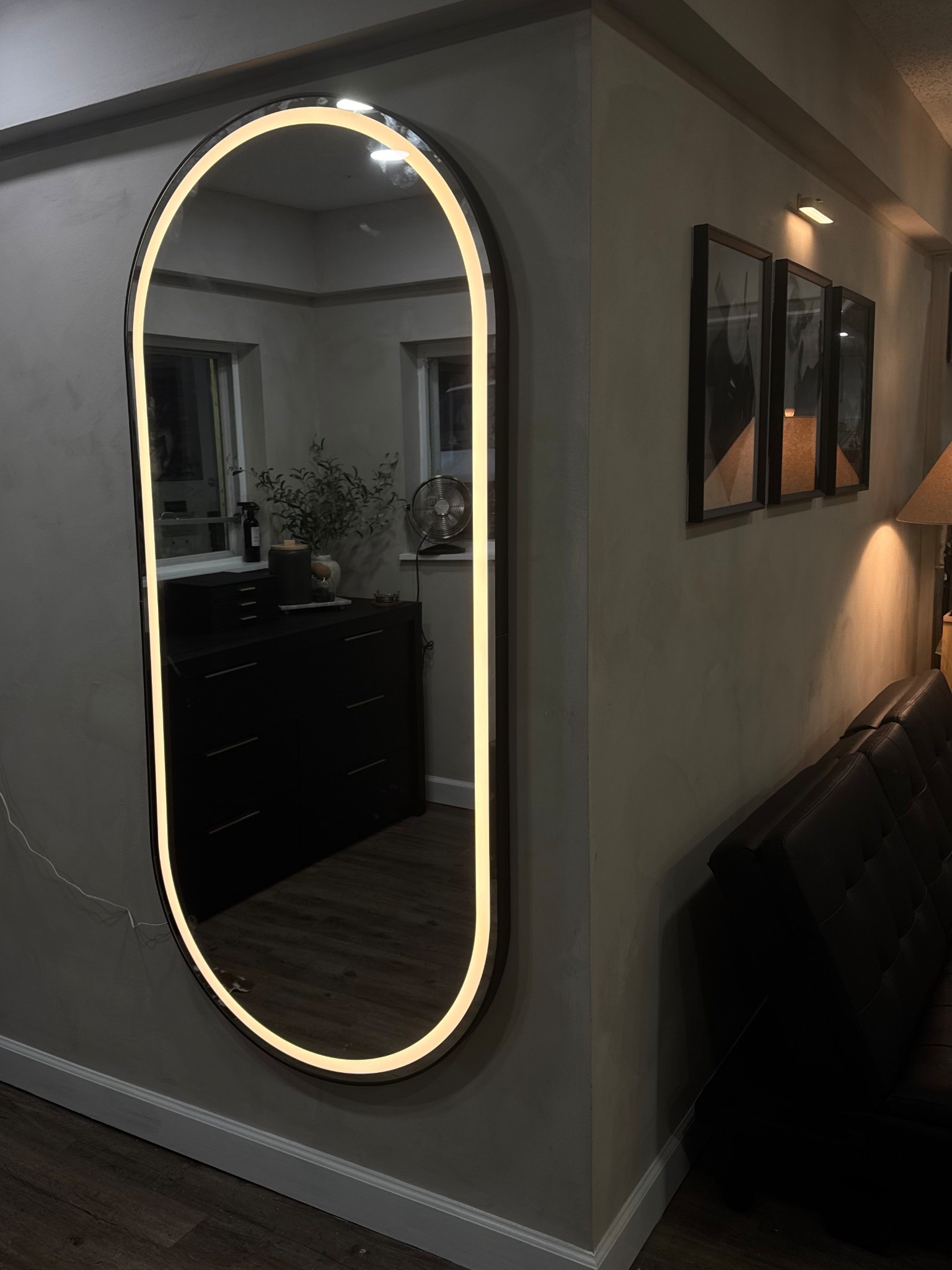 Led mirror ❤️

#LTKHome