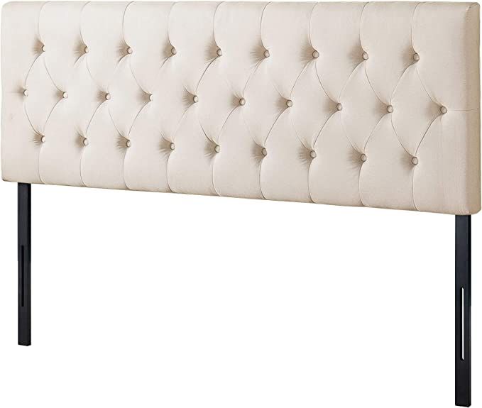 ZINUS Trina Upholstered Headboard / Button Tufted Upholstery / Adjustable Height / Easy Assembly,... | Amazon (US)