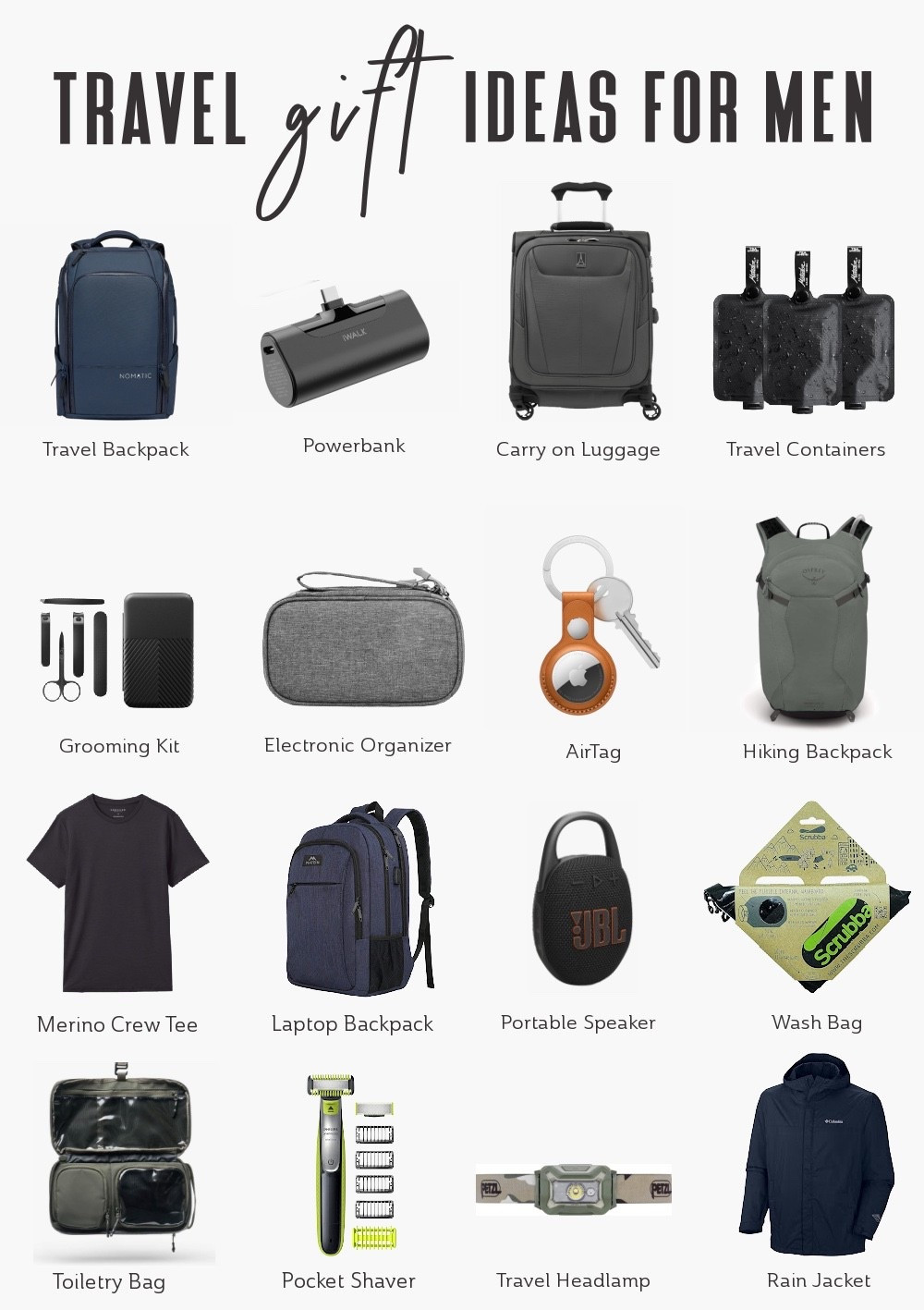 Searching for the best travel gifts for men? We’ve got you covered! Whether a partner, father, brother or friend, these are our favorite travel gift ideas for him. Take a look!

Travel Gift Ideas, Unique Travel Gifts, Travel Must Haves, Travel Gifts, Gifts for Travelers, Travel Gifts Ideas for Men, Gift Guide 2025, Wanderlust Gifts 

#LTKGiftGuide #LTKTravel