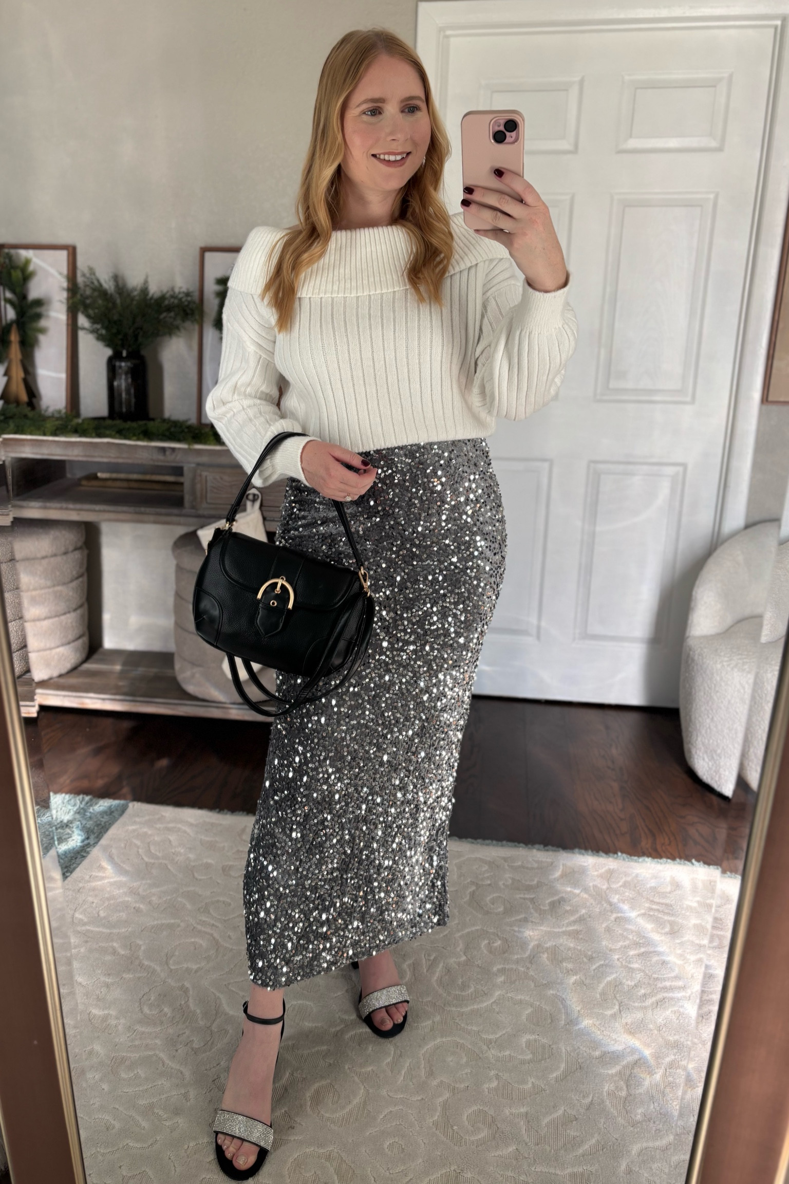 Sweater: size small
Sequin skirt: size mediumm

#LTKCyberWeek #LTKHoliday #LTKSeasonal
