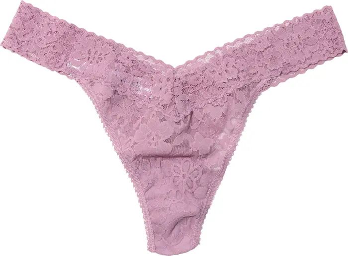 Daily Lace Original Rise Thong | Nordstrom