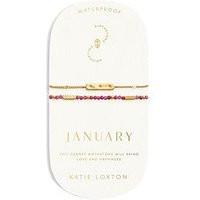 Katie Loxton Birthstone Waterproof Gold Bracelet | Very (UK)