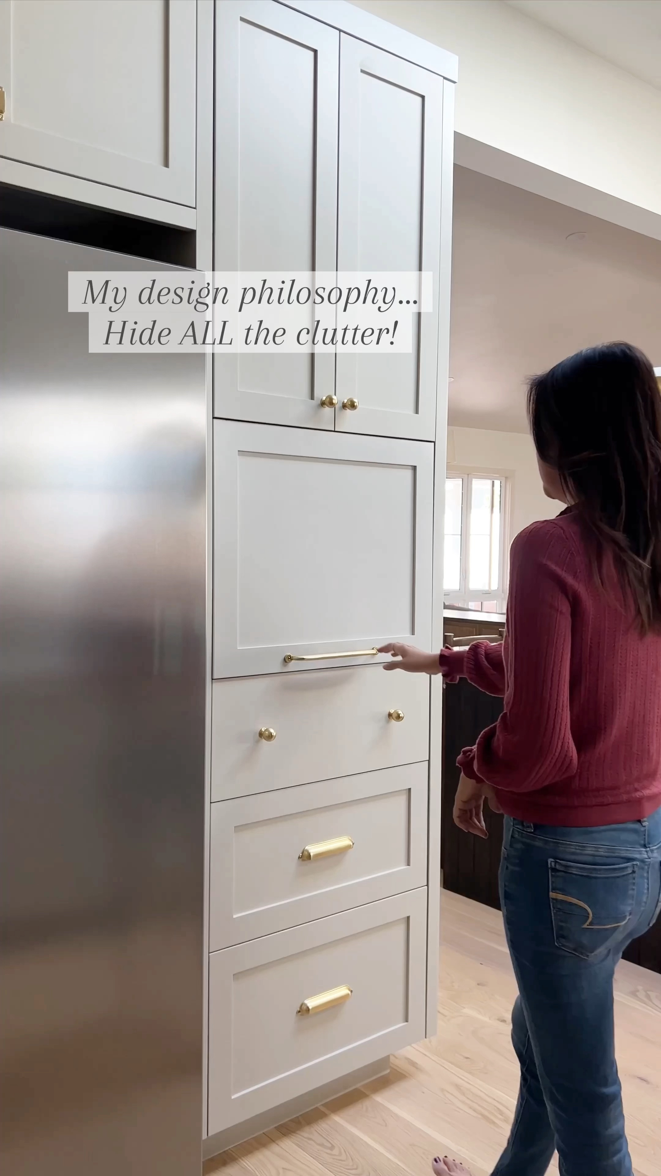 Kitchen design, cabinet, pull out drawer, glides, drawer, organization, vase, brass hardware, Rejuvenation, Amazon, espresso, machine, riser, wood, riser, wood, pedestal, fake greenery, branches, eucalyptus leaves trashcan, pull out drawer, Dutch oven, Le creuset
McGee & co studio McGee 

#LTKsalealert #LTKhome #LTKMostLoved