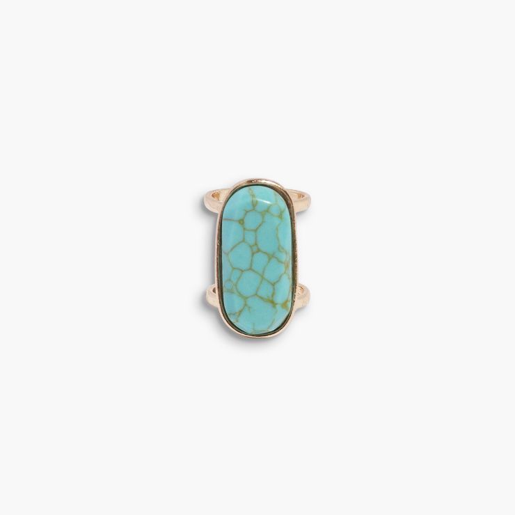 Sanctuary Project Semi-Precious Turquoise Oval Statement Ring | Target