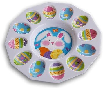 Round Easter Egg Serving Tray - 9.25 Inches | Amazon (US)