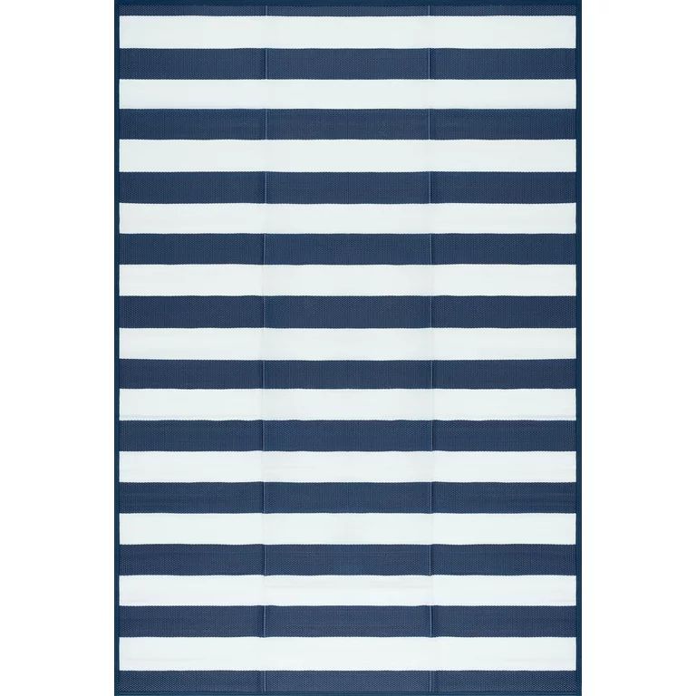 8x10 Waterproof, Reversible Plastic Straw Outdoor Rugs for Patios | Also for Camping, RV, Deck, P... | Walmart (US)