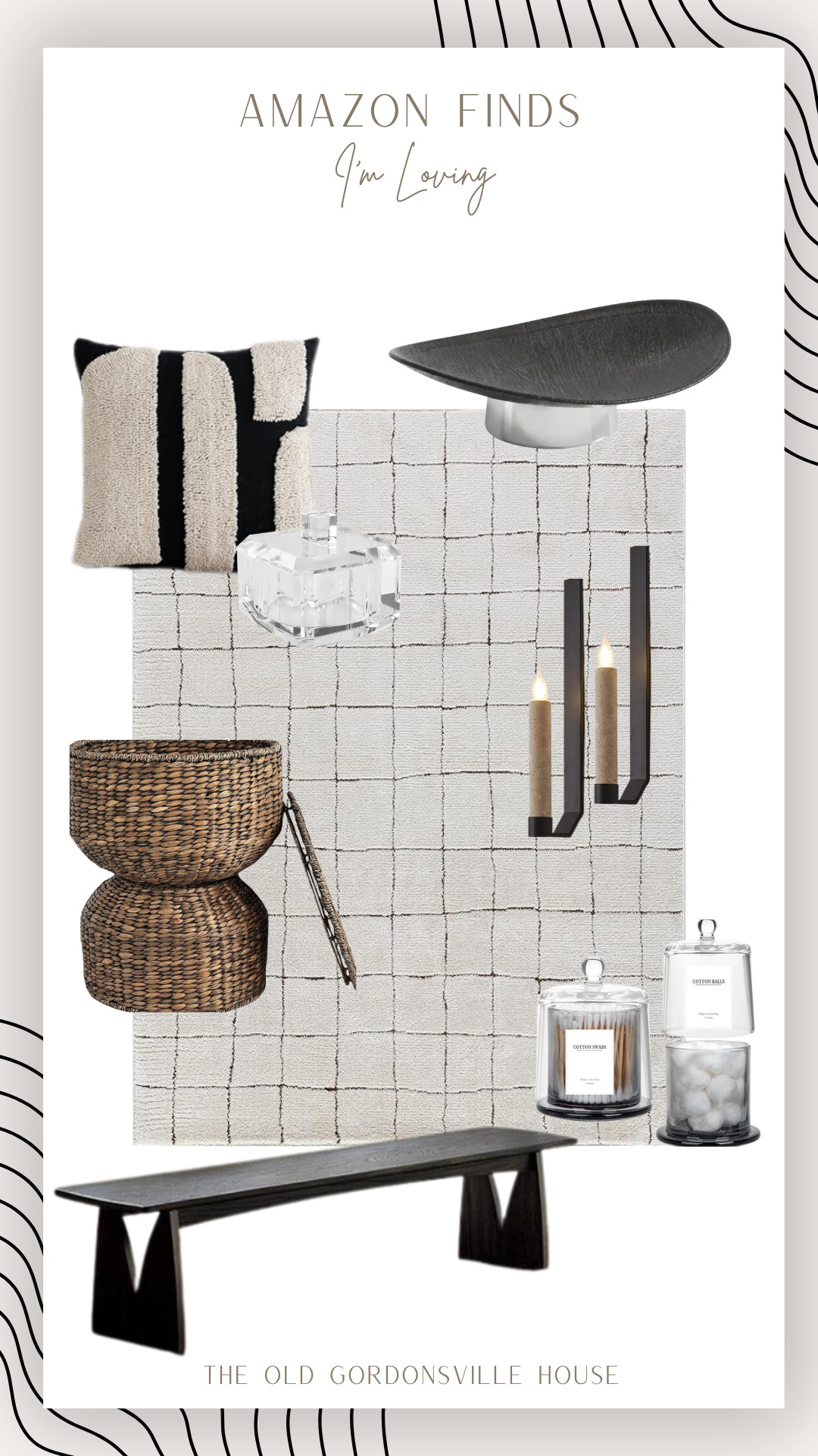 New Amazon Finds I'm Loving
 
rug, pillow, crystal dish, bowl, candle holder, wall sconce, basket, bench, canister, modern, home decor, interior design 

 #LTKHome