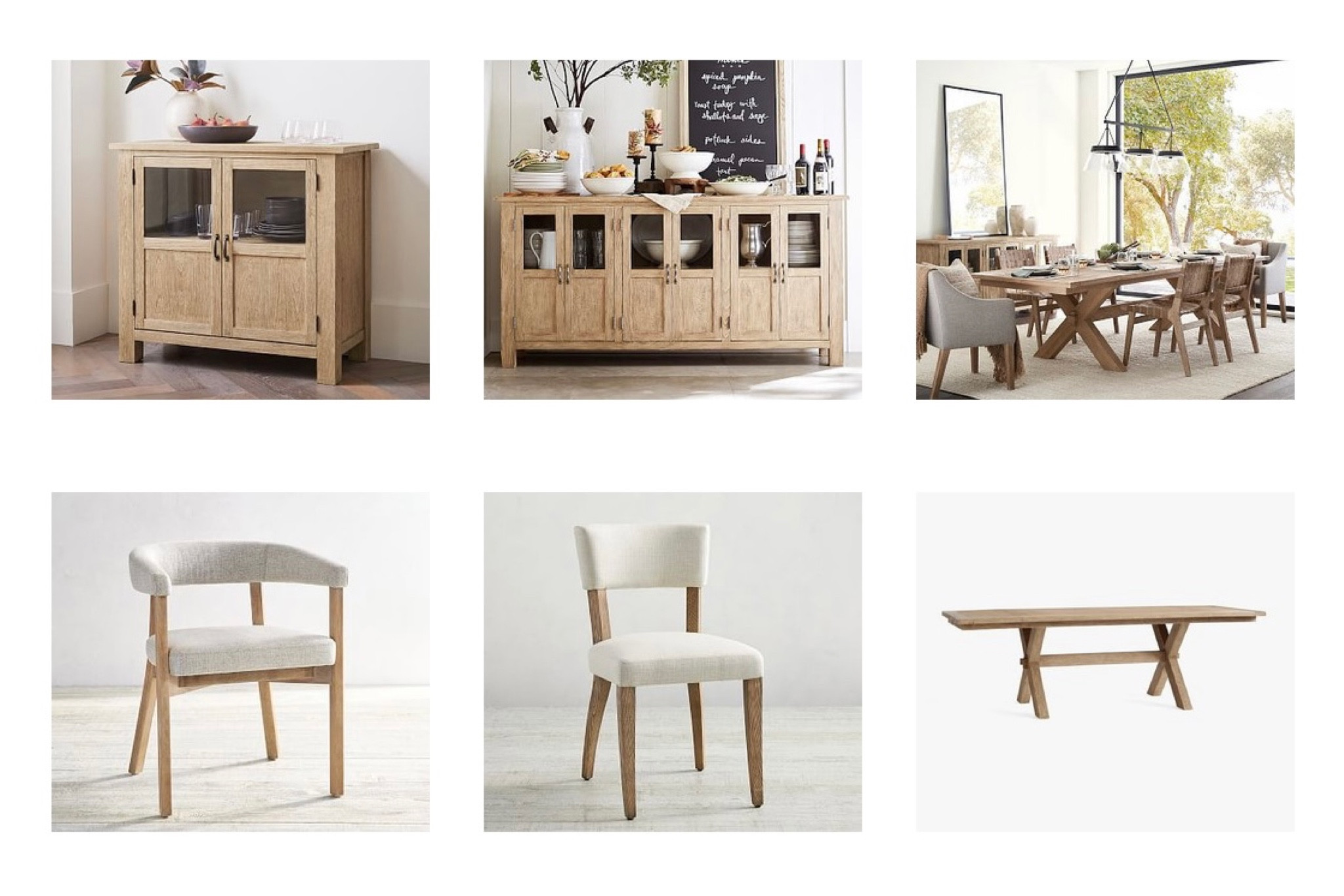 Dinning room furniture

Sea drift, wood, chair, table, extendable, arm rest, sideboard, hutch, boho style, neutral style, home, pottery barn, 

#LTKhome