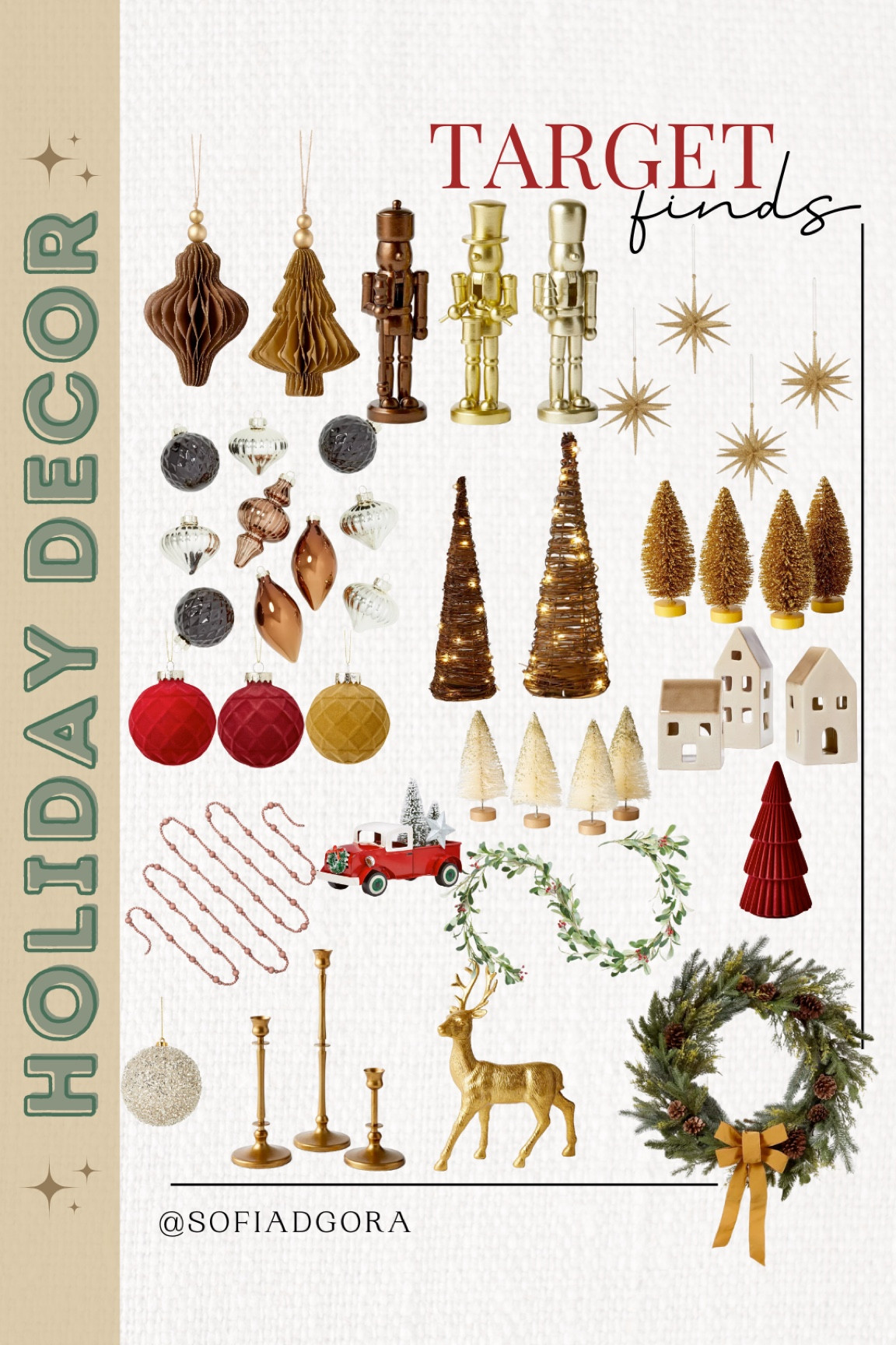 Target Holiday + Christmas decor finds. #targethome #targetfinds #targetmom #targetdecor #targetholiday #targetchristmas #christmasdecor #holidaydecor 

#LTKSeasonal #LTKhome #LTKHoliday