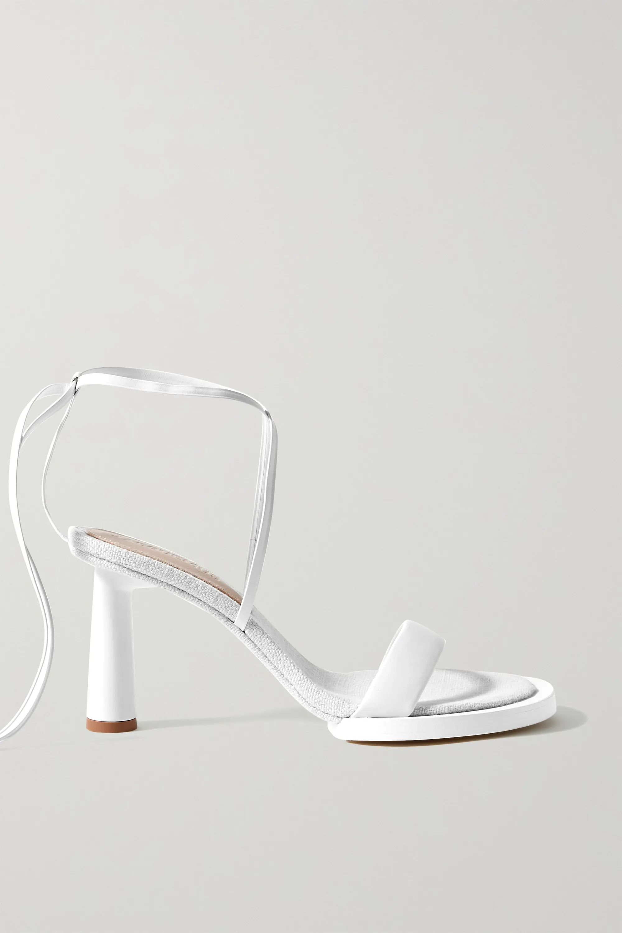 White Leather sandals | Jacquemus | NET-A-PORTER | NET-A-PORTER (US)