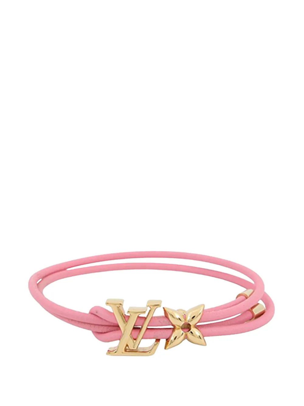 Louis Vuitton Pre-Owned 2026 Leather LV Bloom Bracelet costume bracelet - Pink | Farfetch Global