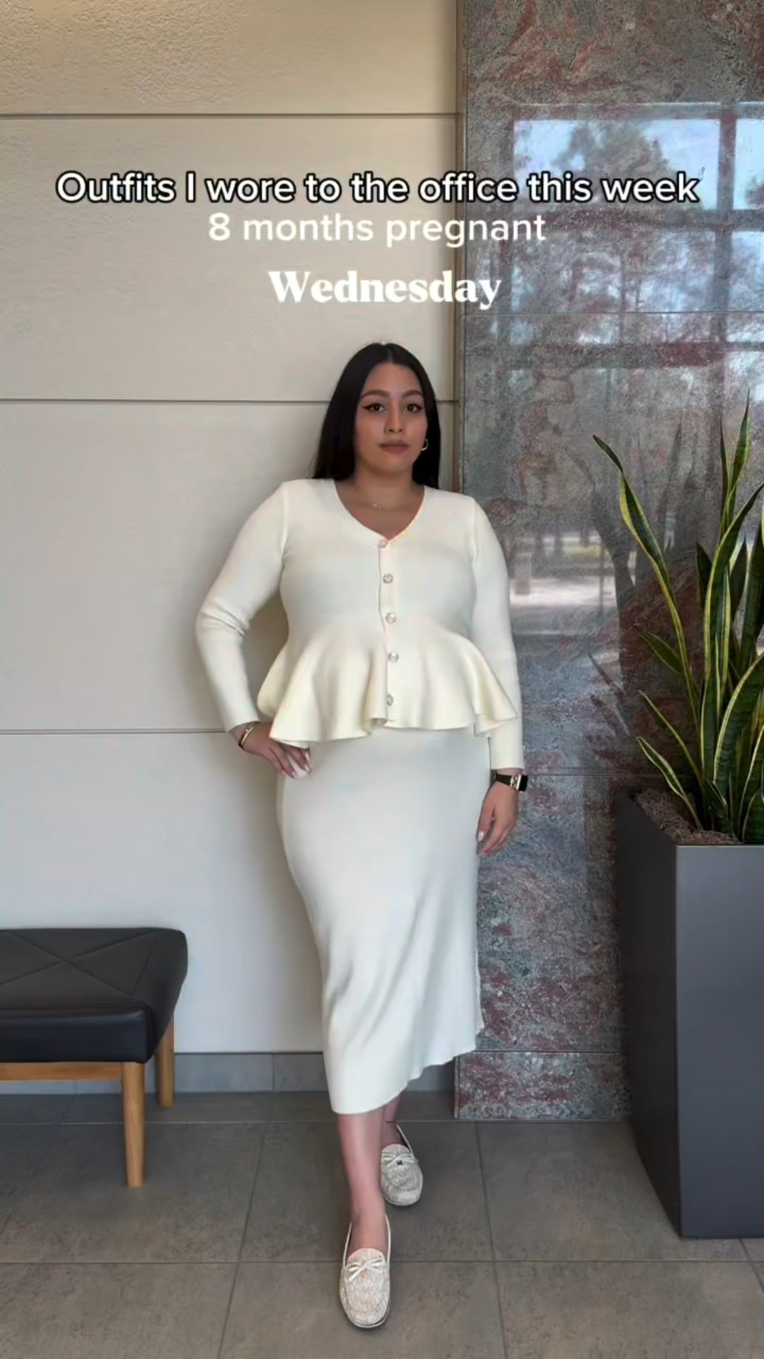 What I wore to the office this week, 8 months pregnant 🐣

Wednesday: matching set @shein_us size L

Thursday: dress @shein_us size L

Friday: blazer @hm size L, pants @amazonfashion size L, bodysuit @reoria_official size L

#officewear #officeoutfits #outfitinspo #maternityofficewear #ootd

Office outfits, outfits inspo, ootd, office wear weekly, office outfits for pregnant woman. Outfits de oficina para mujeres embarazadas, ideas de outfits 7 meses de embarazo, maternity office wear.