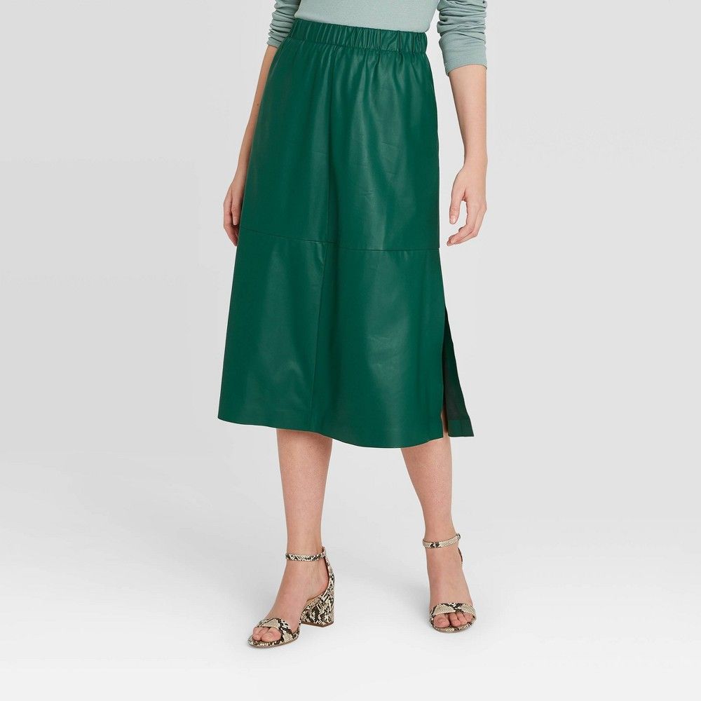 Women's A-ine Faux eather Skirt - A New Day™ | Target