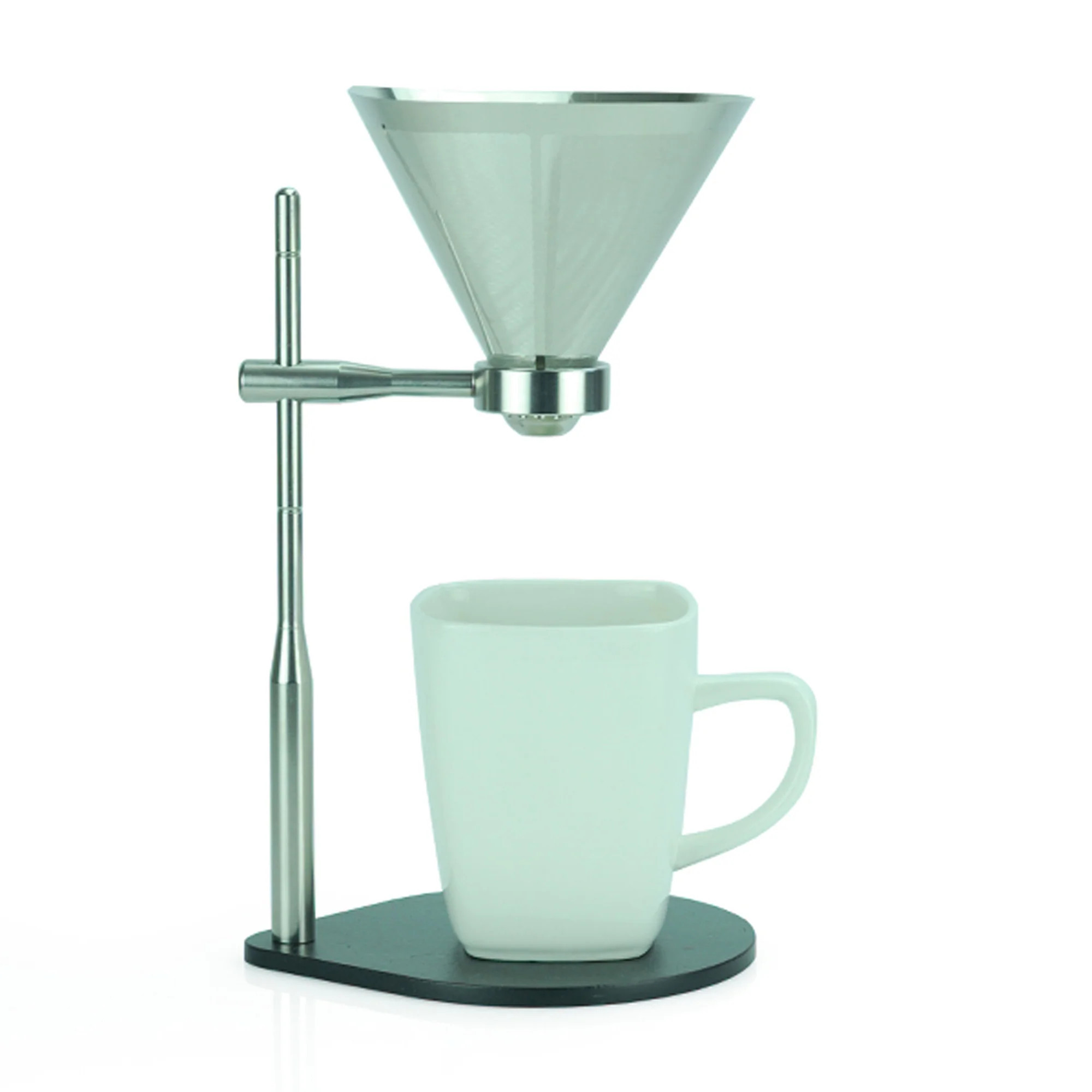 Minimal Coffee Stand with Stainless Steel Filter | Shop Simon