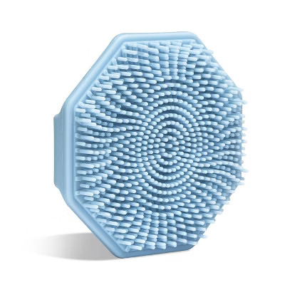 Sud Scrub Silicone Face Scrubber, Gentle Face Exfoliator for Sensitive Skin, Exfoliating Face Brush for Men and Women, Blue | Target