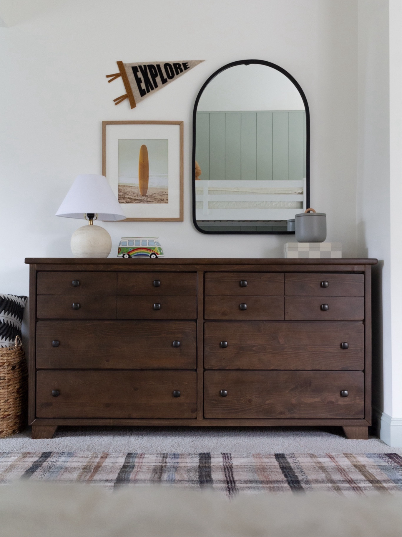 Twin Boys’ Shared bedroom space. The dresser is Marco - Brown, from Living Spaces. 



#LTKfindsunder100 #LTKhome #LTKkids